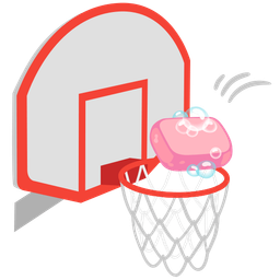 basketball and soap