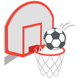 basketball and soccer ball