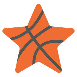 basketball and star