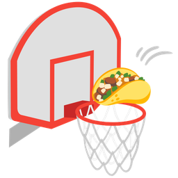 basketball and taco
