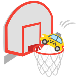 basketball and taxi
