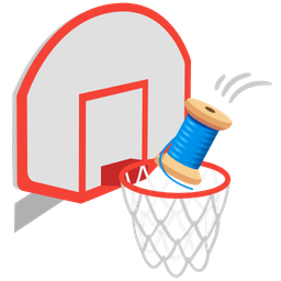 basketball and thread