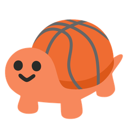 basketball and turtle