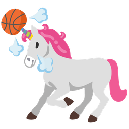 basketball and unicorn