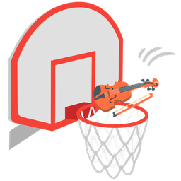 basketball and violin
