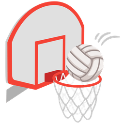 basketball and volleyball