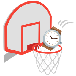 basketball and watch