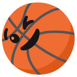 Basketball and Winking face