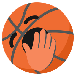 basketball and yawning face