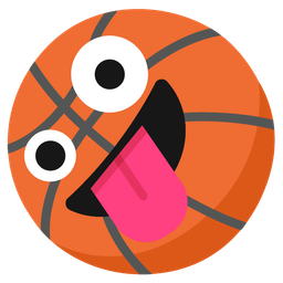Basketball and Zany face
