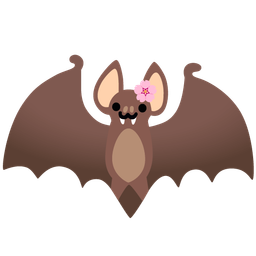 Bat and Cherry blossom