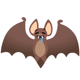 Bat and Drooling face