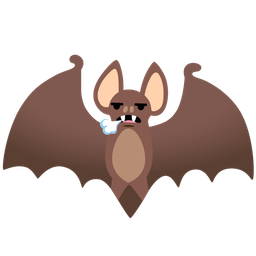 Bat and Face exhaling