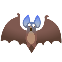 Bat and Face screaming in fear
