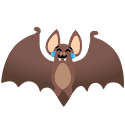 Bat and Face with tears of joy