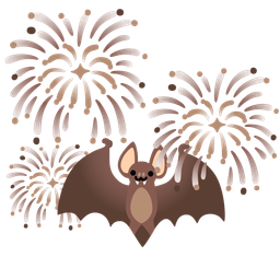 Bat and Fireworks