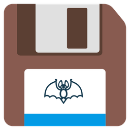 Bat and Floppy disk