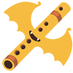 bat and flute