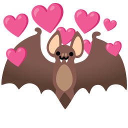 Bat and Heart with arrow