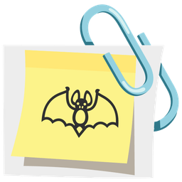 Bat and Linked paperclips