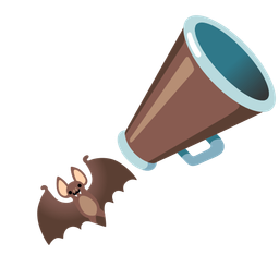Bat and Megaphone