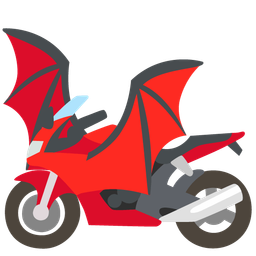 bat and motorcycle