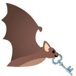 Bat and Old key