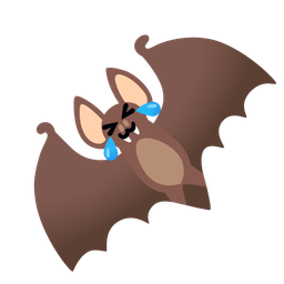 Bat and Rolling on the floor laughing