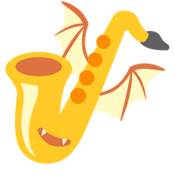 Bat and Saxophone