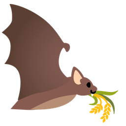 Bat and Sheaf of rice