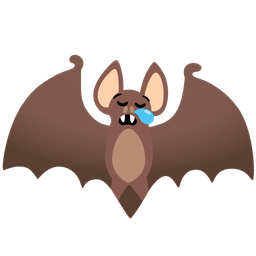 Bat and Sleepy face