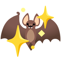 Bat and Sparkling heart