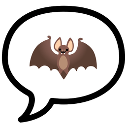 Bat and Speech balloon
