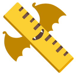 Bat and Straight ruler