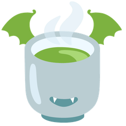 Bat and Teacup without handle