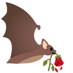 Bat and Wilted flower