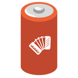 battery and accordion
