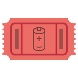 battery and admission tickets
