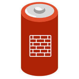 battery and brick