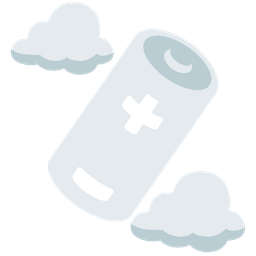 battery and cloud