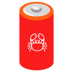 battery and crab