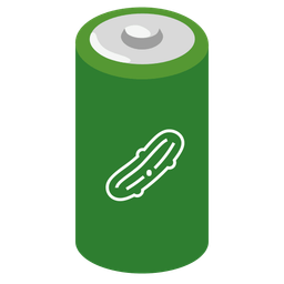 battery and cucumber