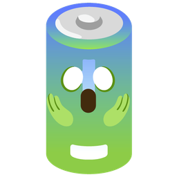 battery and face screaming in fear