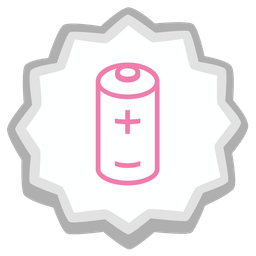 battery and fish cake with swirl