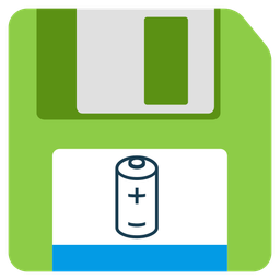 battery and floppy disk