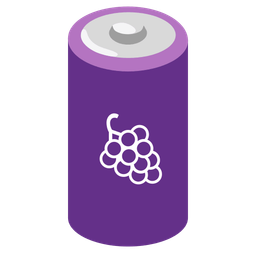 battery and grapes