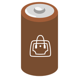 battery and handbag