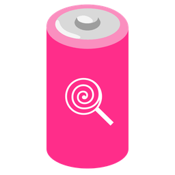battery and lollipop