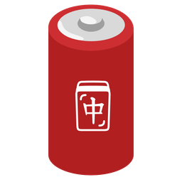 battery and mahjong red dragon