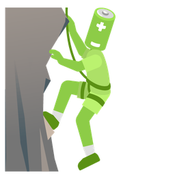 battery and mountain